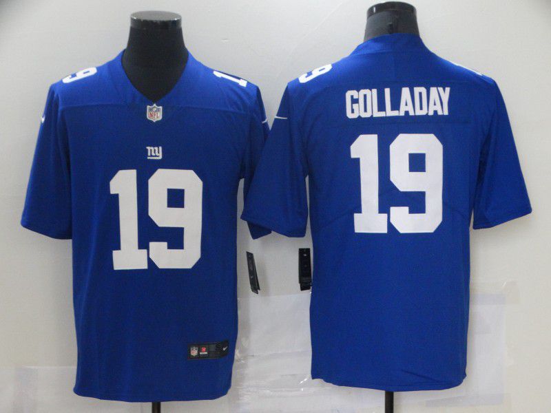 Men New York Giants #19 Golladay Blue 2021 Vapor Untouchable Limited Player Nike NFL Jersey